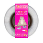 Messy Cats Bol Inox Avec Base En Silicone Pour Chat, Simple, Gris Marbré