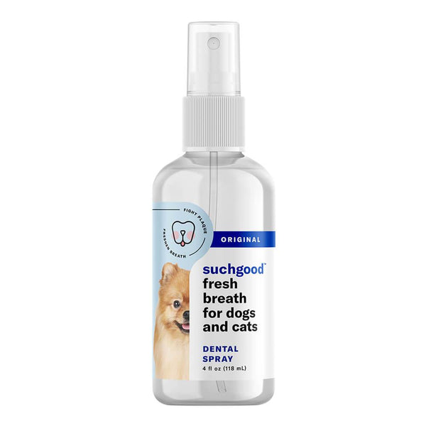 Suchgood Spray dentaire original pour chien et chat, haleine fraîche.