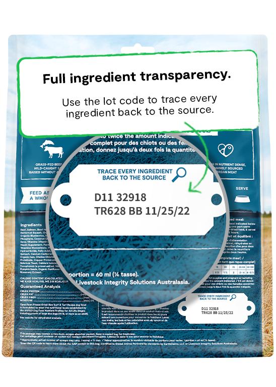 Open Farm Surf & Turf Recipe Freeze-Dried Raw Dog Food