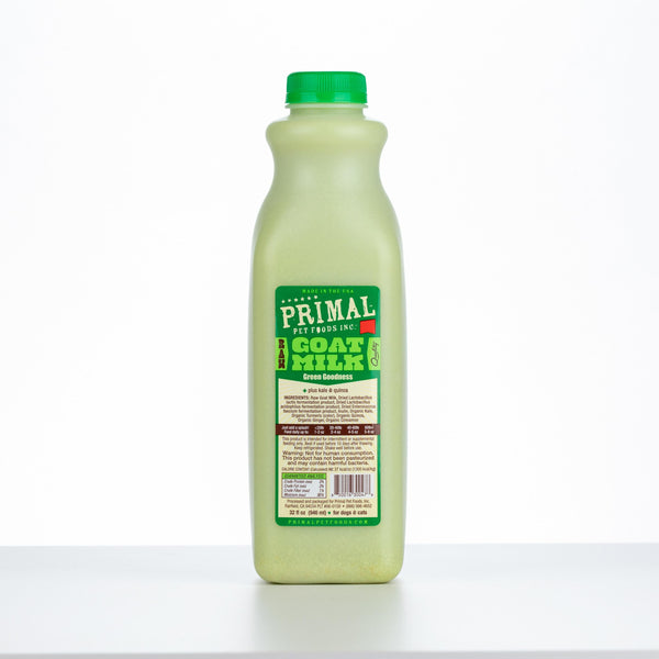 Primal Raw Frozen Goat Milk 'Green Goodness' for Dogs & Cats