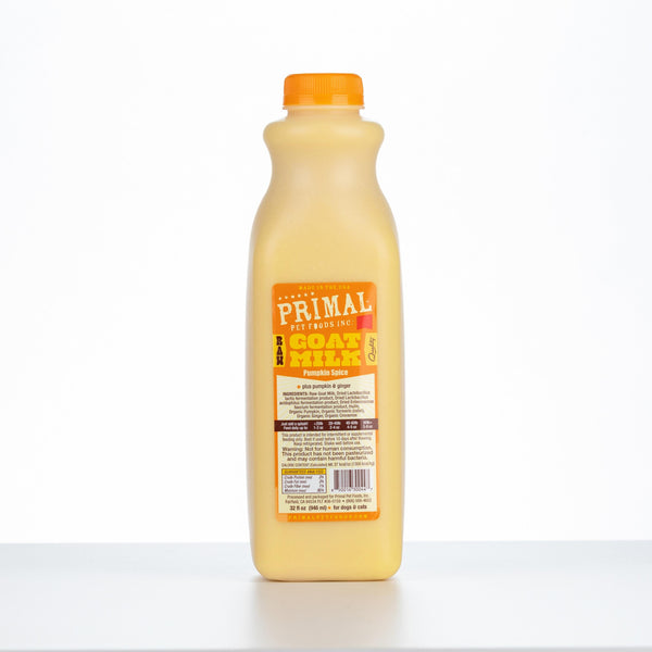 Primal Raw Frozen Goat Milk Pumpkin Spice for Dogs & Cats
