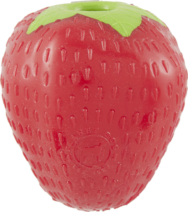 Planet Dog Orbee-Tuff Strawberry with Treat Spot Dog Toy