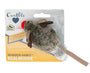 Our Pets Jouet souris vraie pour chat Reindeer Games