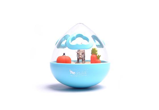 P.L.A.Y. Holiday Wobble Ball Dog Toy, Color Varies
