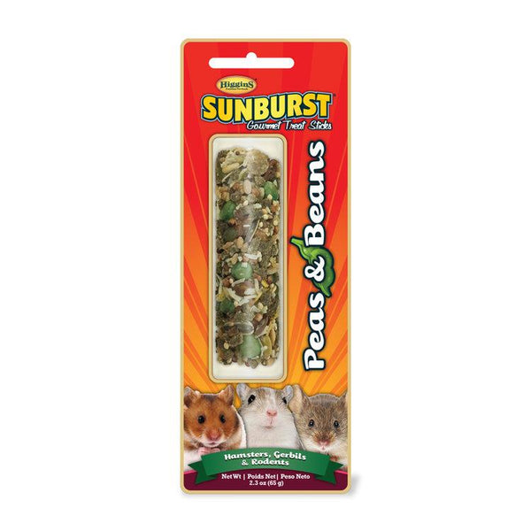 Higgins Sunburst Bâtonnets pois et haricots Friandises pour hamsters, gerbilles et rongeurs