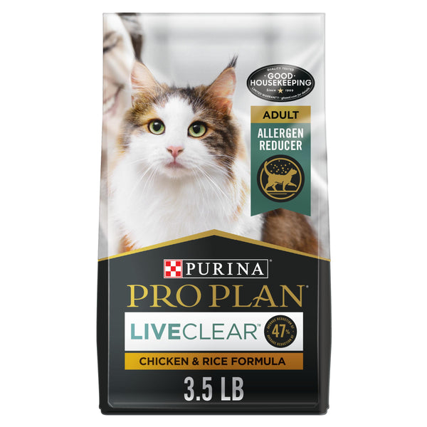 Purina Pro Plan LiveClear Allergen Reducing Chicken & Rice Adult Dry Cat Food