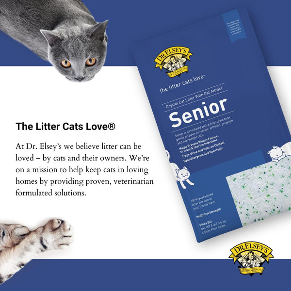 Dr. Elsey's Litière Precious Cat Senior, 8-lb
