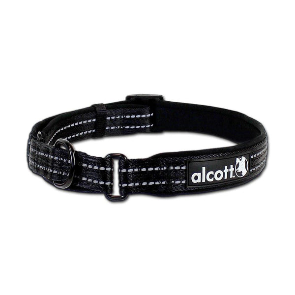 Alcott Collier martingale pour chien, Noir.