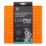 LickiMat Tuff Playdate Tapis anti-glouton pour chien, Orange
