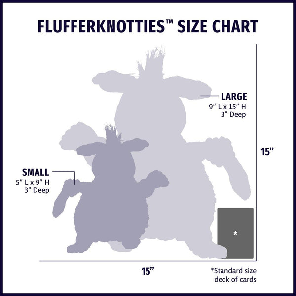 HuggleHounds HuggleFleece FlufferKnottie Louise the Lamb Dog Toy