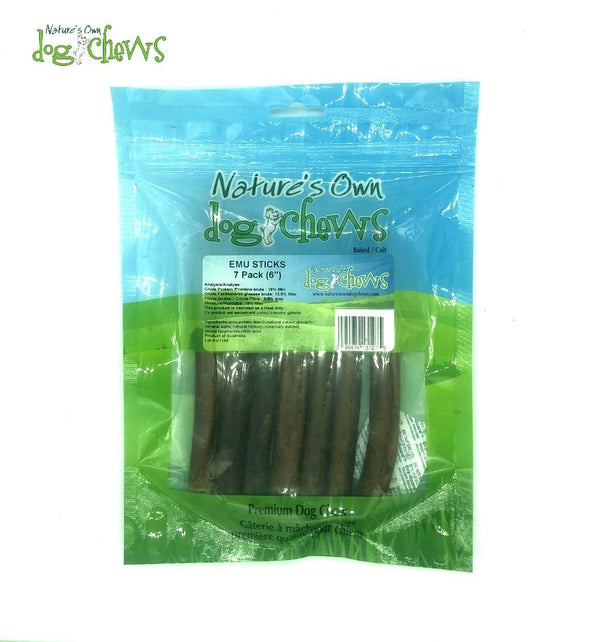 Nature's Own Dog Chews Bâtonnets d'émeu Friandises pour chiens