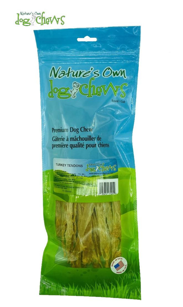 Nature's Own Dog Chews Turkey Tendons Dog Treats