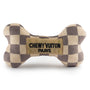 Haute Diggity Dog Jouet os Checker Chewy Vuiton pour chiens