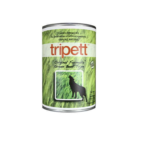 PetKind Tripett Original Tripe de boeuf verts Nourriture humide pour chiens, 14 oz | 396 g