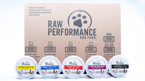 Raw Performance Variety Pack Alpha Dog Food, 30-lb (15 x 2-lb)