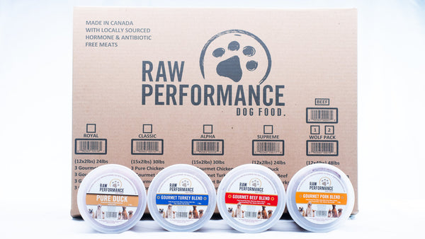 Raw Performance Variety Pack Supreme Dog Food, 24-lb (12 x 2-lb)