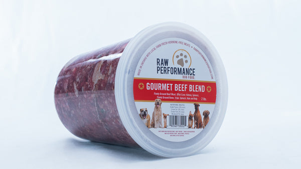 Raw Performance Gourmet Blend Beef Dog Food