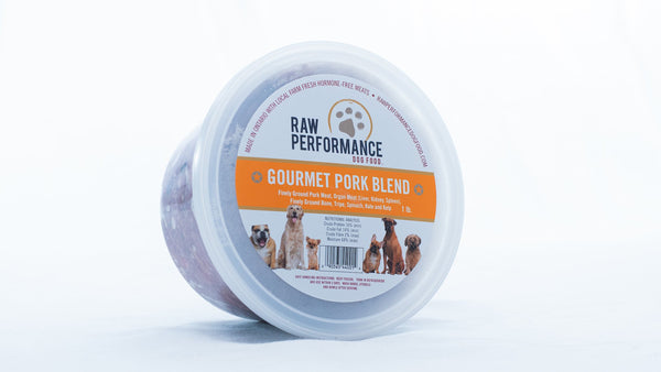 Raw Performance Gourmet Blend Pork Dog Food