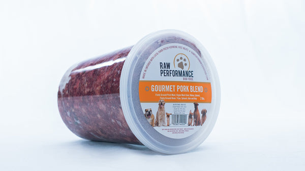 Raw Performance Gourmet Blend Pork Dog Food