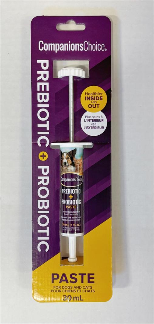 Companions Choice Prebiotic + Probiotic Paste Dog & Cat Supplement