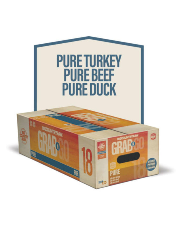 Big Country Raw Grab N Go Pure Deal Frozen Dog Food
