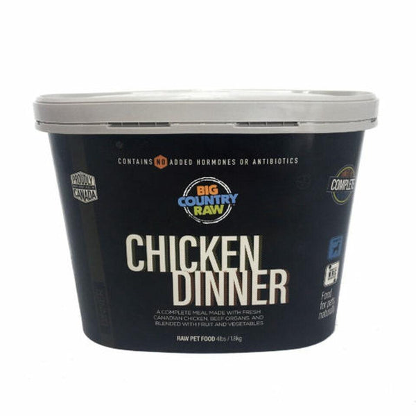 Big Country Raw Dîner au poulet cru surgelé pour chiens