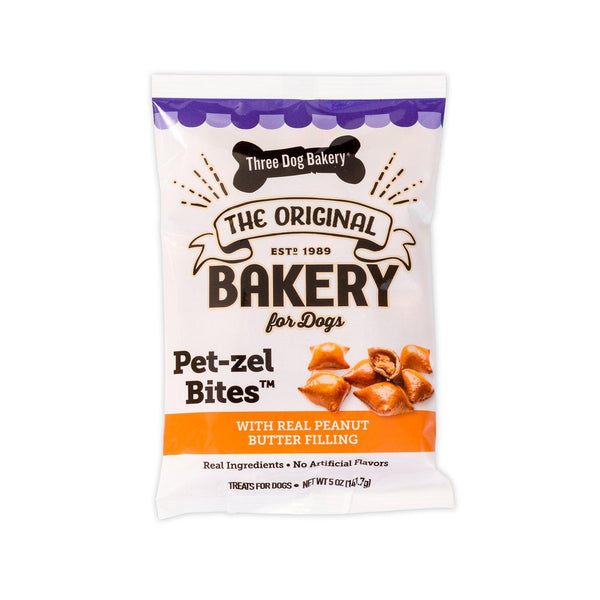 Three Dog Bakery Pet-zel Bites Dog Treats