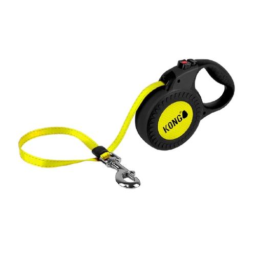 KONG Reflect Retractable Dog Leash, Black
