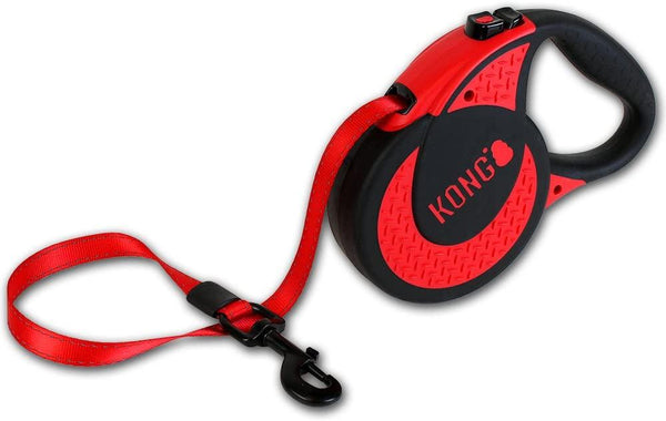 KONG Ultimate Retractable Dog Leash, Red