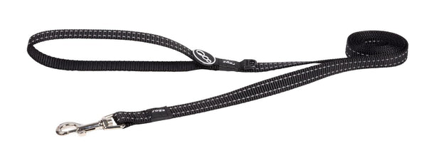 Rogz Classic Dog Leash, Black, Medium