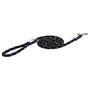Rogz Laisse pour chien en corde, Noir
