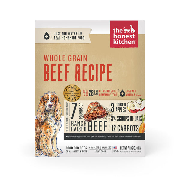 The Honest Kitchen Beef Whole Grain Dehydrated Dog Food