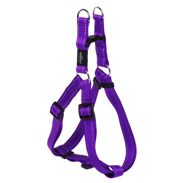 Rogz Classic Reflective Step-in Dog Harness, Purple