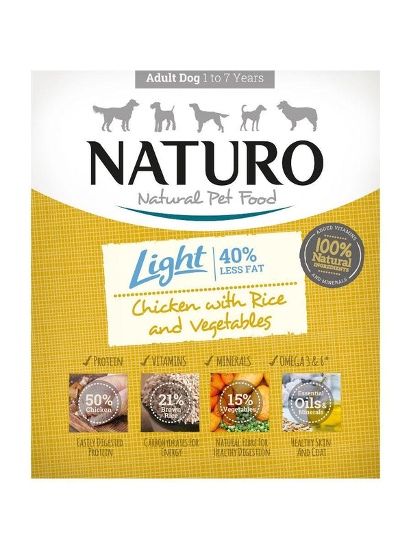 Naturo Light Chicken with Rice & Vegetables Wet Dog Food