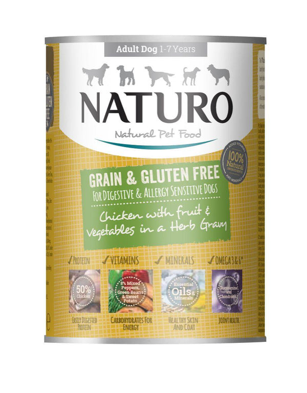 Naturo Chicken with Fruits & Vegetables in Herb Gravy Wet Dog Food