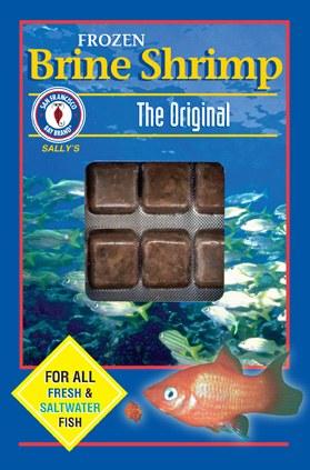 San Francisco Bay Brand Brine Shrimp Cube Frozen Fish Food