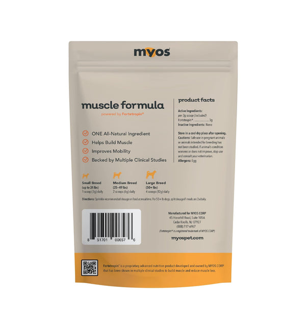 MYOS Canine Muscle Formula Dog Supplement