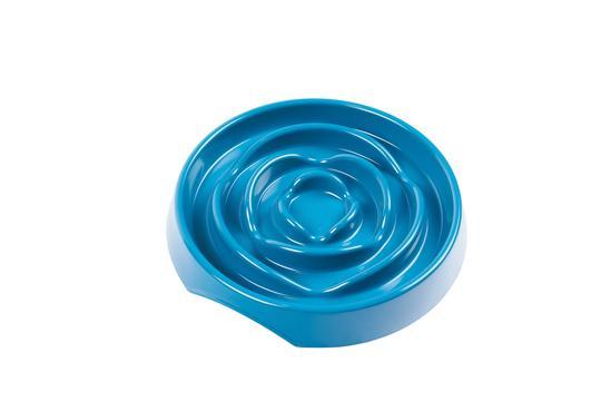 Messy Mutts Bol Ralentisseur Pour Chien Ou Chat, Bleu