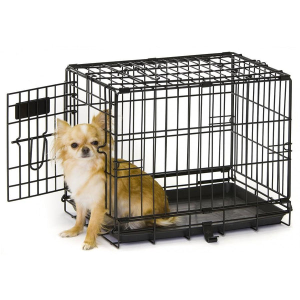 TUFF Crate with Divider for Dogs, Black