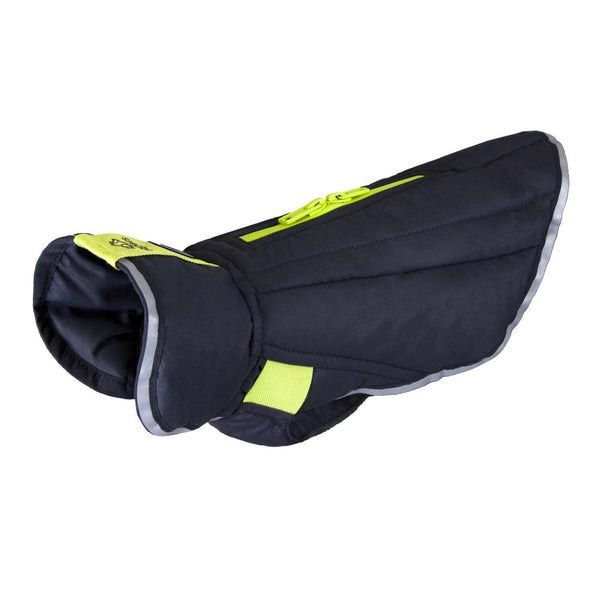 RC Pets Nimbus Puffer Dog Coat, Graphite/Lime