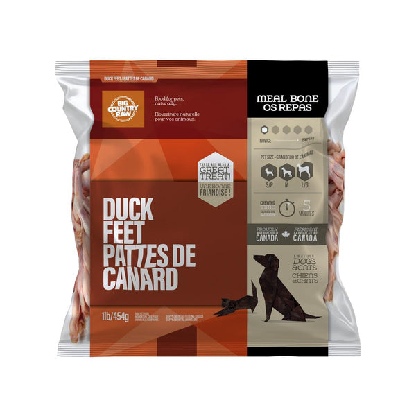 Big Country Raw Duck Feet Frozen Dog & Cat Treats