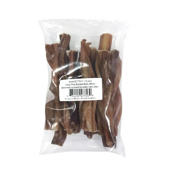 Bullsters Friandises pour chiens Bâtonnets tressés Bully