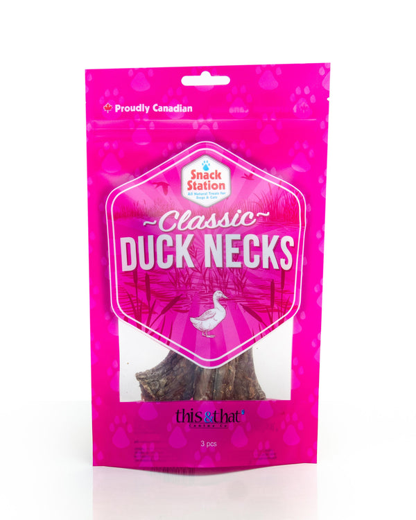 This & That Snack Station Classic Duck Necks Dog Treats