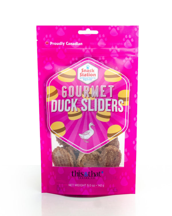 This & That Snack Station Gourmet Duck Sliders Dog Treats