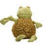 HuggleHounds Jouet en peluche HuggleFleece FlufferKnottie Fiona la grenouille