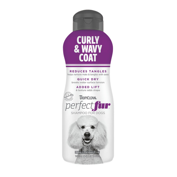Tropiclean PerfectFur Curly & Wavy Coat Dog Shampoo
