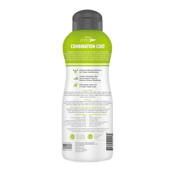 Tropiclean PerfectFur Combination Coat Dog Shampoo