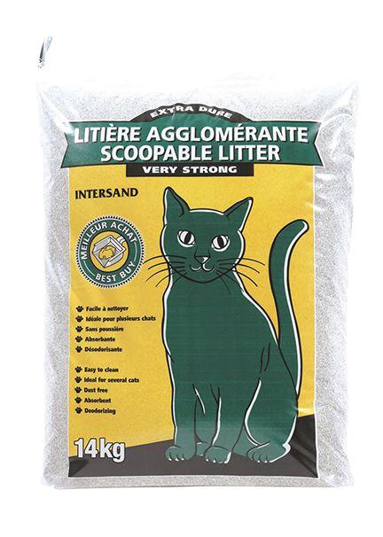 Intersand Green Cat Scoopable Kitty Litter