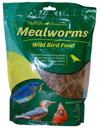 Wildlife Sciences Vers de farine séchés nourriture pour oiseaux sauvages