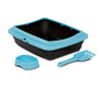 Bergamo Litter Pan Birba Starter Kit, Light Blue